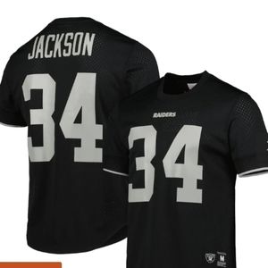 Bo Jackson Los Angeles Raiders Mitchell & Ness Retired Player Mesh top XXL